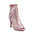 Bottes de danse jazz roses en maille respirante