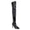Shiny Black Women’s Open Toe Boots
