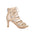 Apricot Crisscross Lace-Up Ankle Boots