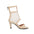 Apricot Hollow Mesh Splicing Dance Shoes