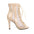 Apricot Patent Leather Mesh Dance Boots