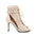 Apricot  Women Peep Toes Suede Heeled Boots