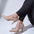 Beige Matte Leather Pumps