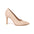 Beige Matte Leather Pumps