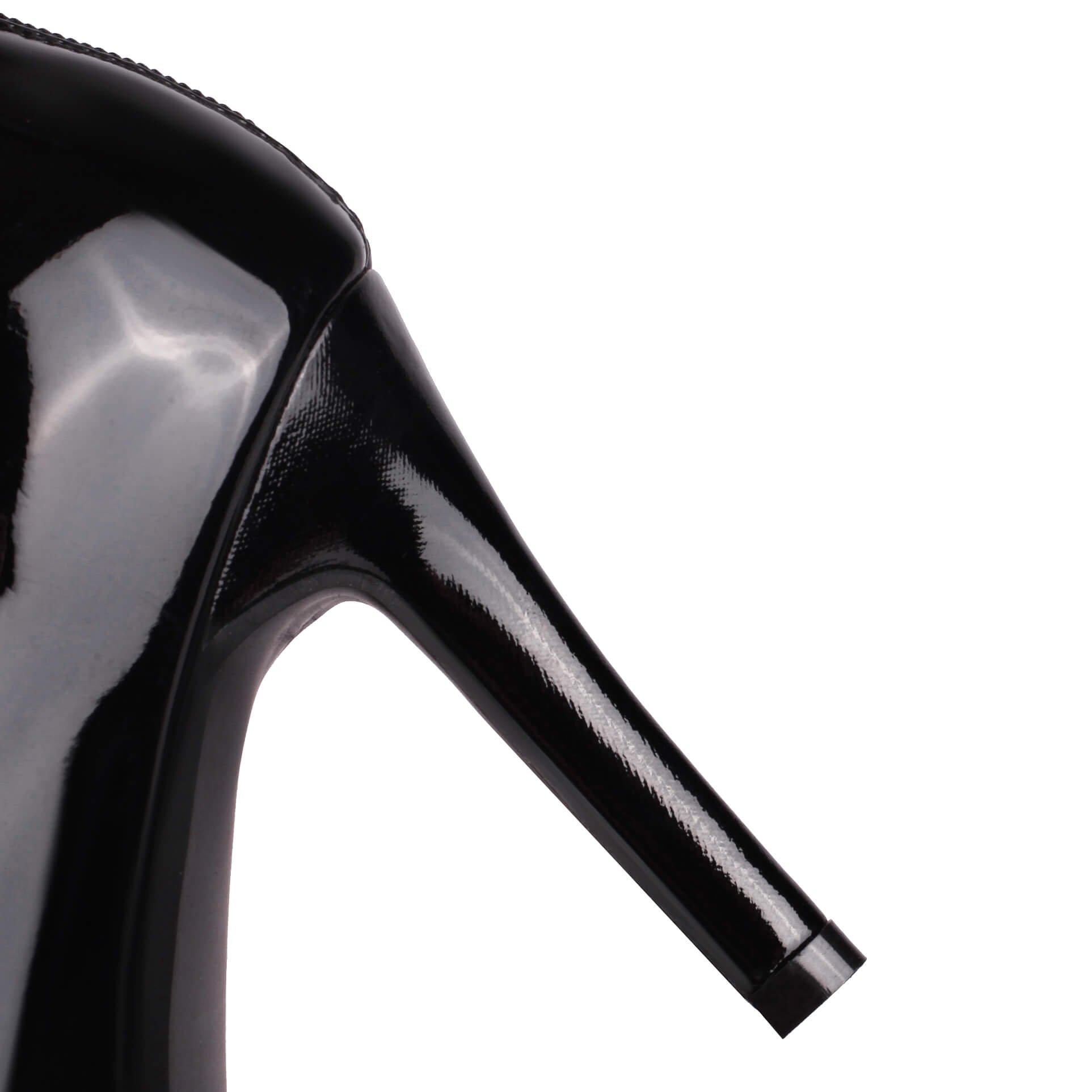 Stivali neri con tacco alto fino al ginocchio 