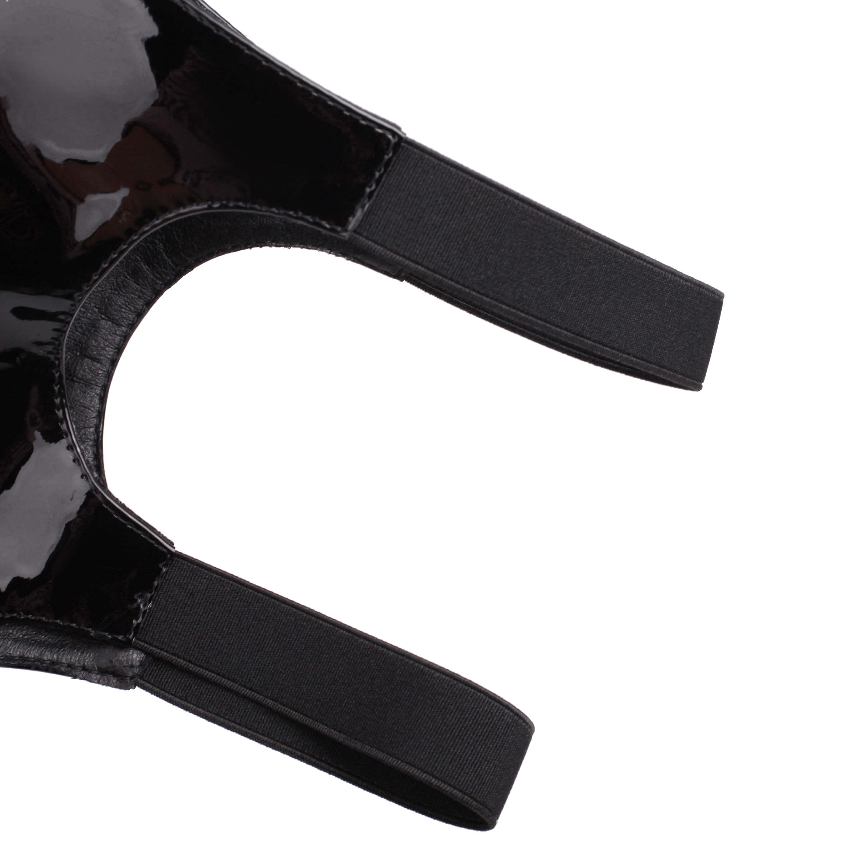 Stivali neri con tacco alto fino al ginocchio 