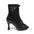 Black Leather Heeled Ankle Boots