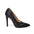 Black Matte Leather Pumps