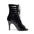 Black Open Toe Latin Salsa Shoes