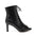 Bottes à talons hauts en cuir PU noir pour femmes
