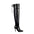 Black Patent Closed Toe Over-the-Knee Boots
