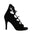 Black Suede Lace-Up Dance Boots