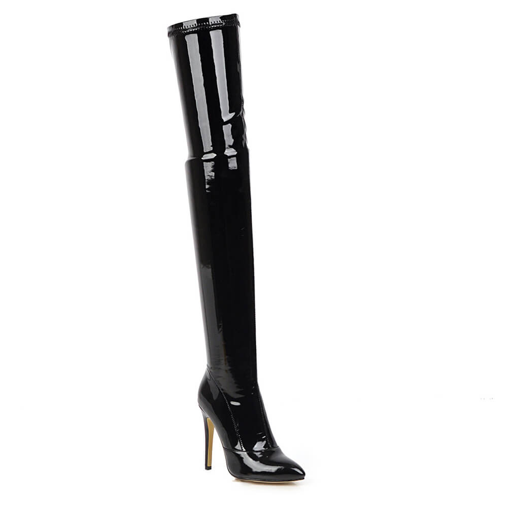 Black Women's Closed Toe Boots