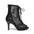 Black Women's Lace Up Mesh Dance Boots