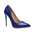 Blue Vegan Pumps