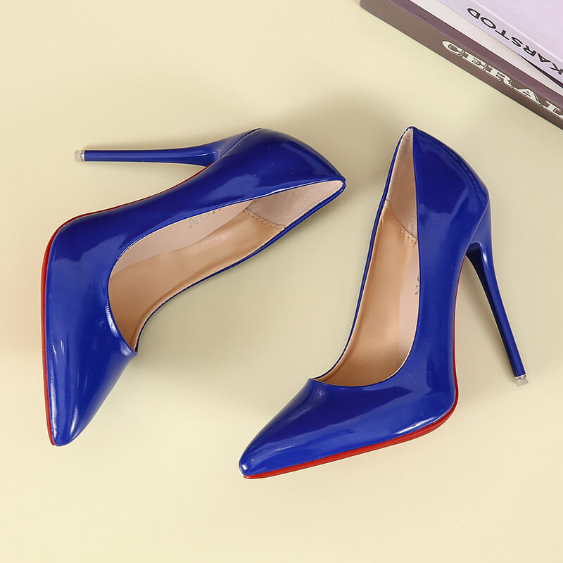 Décolleté vegane blu