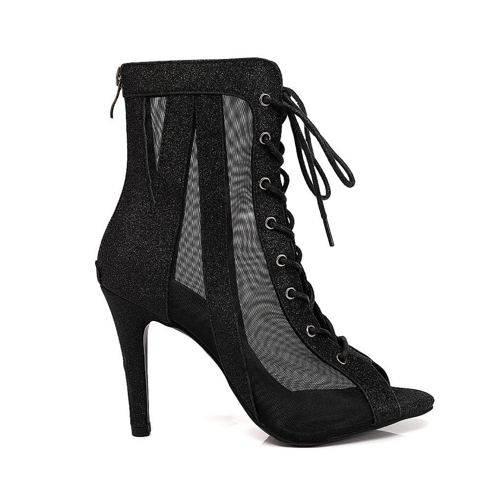 Bottes de danse jazz en maille respirante