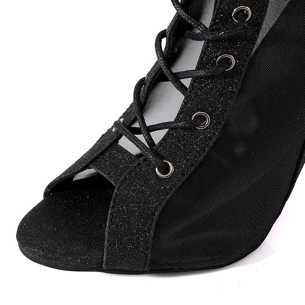 Bottes de danse jazz en maille respirante