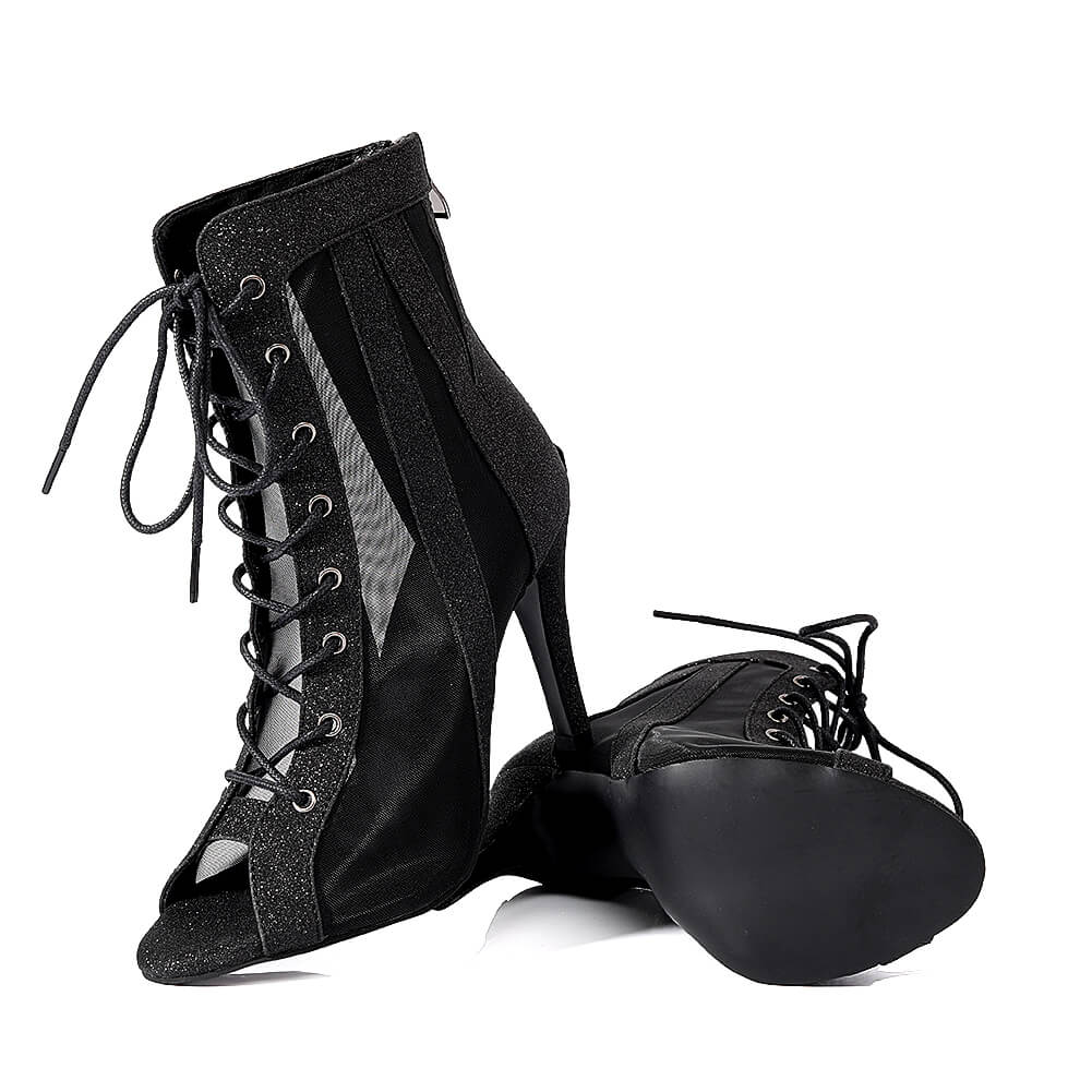 Bottes de danse jazz en maille respirante