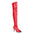 Bright Red Women’s Open-toe Boots