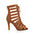 Brown Stiletto Hollow Dance Boots