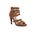 Brown Suede Openwork Dance Boots