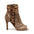 Golden Brown Velvet Dance Boots