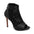 Lace-Panel Leather Stiletto Boots