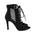 Black Ladies Lace-up Glitter High Heels Dance Boots