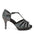 Scarpe da ballo latino da donna con strass in raso