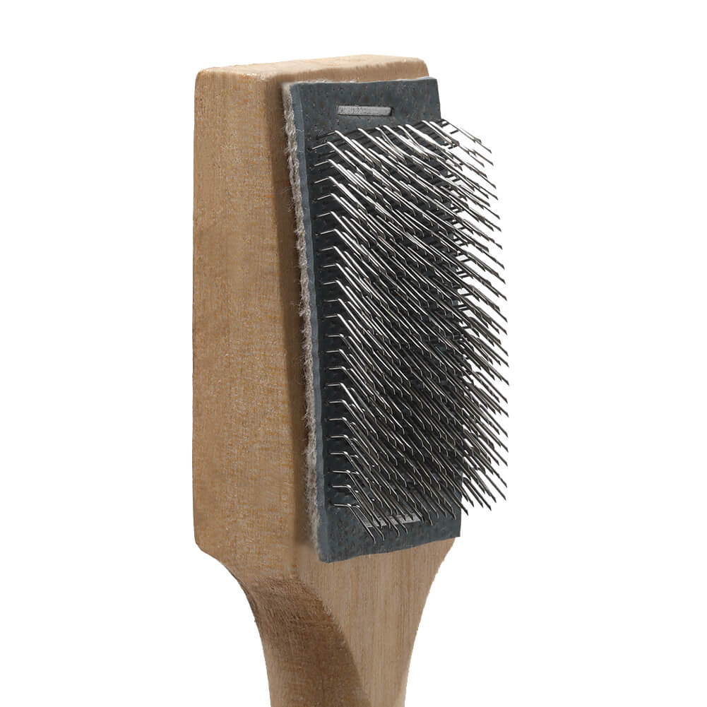 Spazzola per scarpe con suola in camoscio