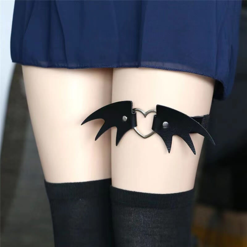 Anello per gamba in pelle