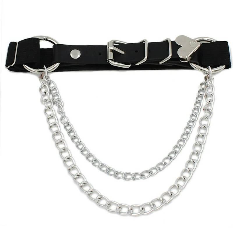 Anello per gamba in pelle