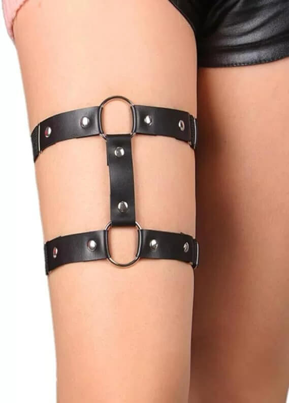Anello per gamba in pelle
