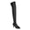 Matte Black Women’s Open Toe Boots