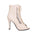Peep Toe Lace-up Front Mesh Stiletto Heels Boots