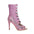 Pink Shimmering Snakeskin Dance Boots