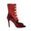 Red Shimmering Snakeskin Dance Boots