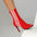 Red Side Stripe Dance Ankle Boots