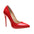 Red Vegan Pumps