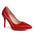 Red Vegan Pumps