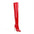 Red Women's Closed Toe Boots