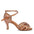 Scarpe da ballo latino con strass in raso 