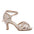 Scarpe da ballo latino con strass in raso 