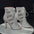 Silver Glitter Openwork High-Heeled Dance Shoes
