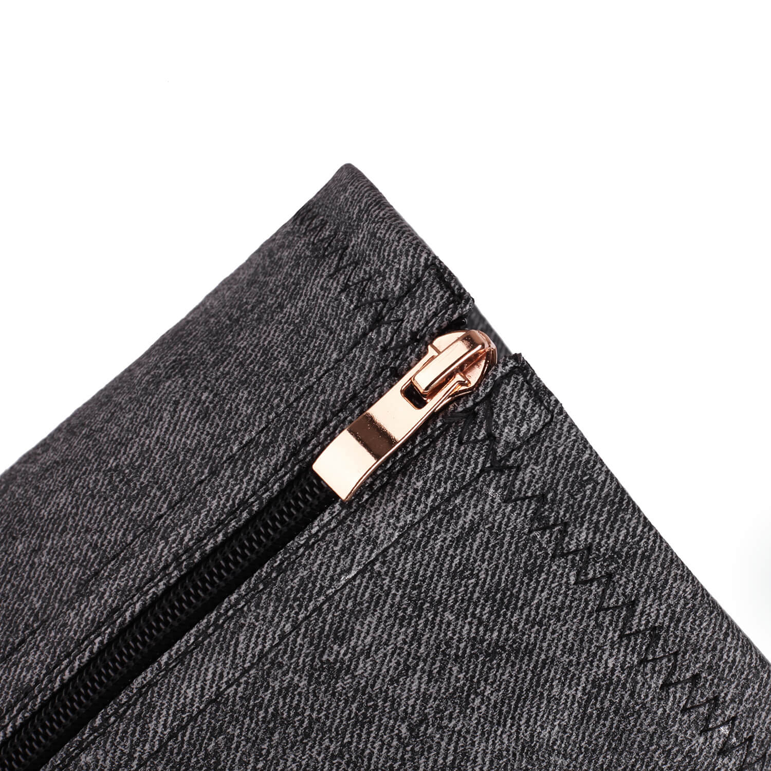 Stivali da ballo con tacco alto in denim elasticizzato