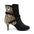 Women's Buckle Closed Toe Leopard Dance Boots