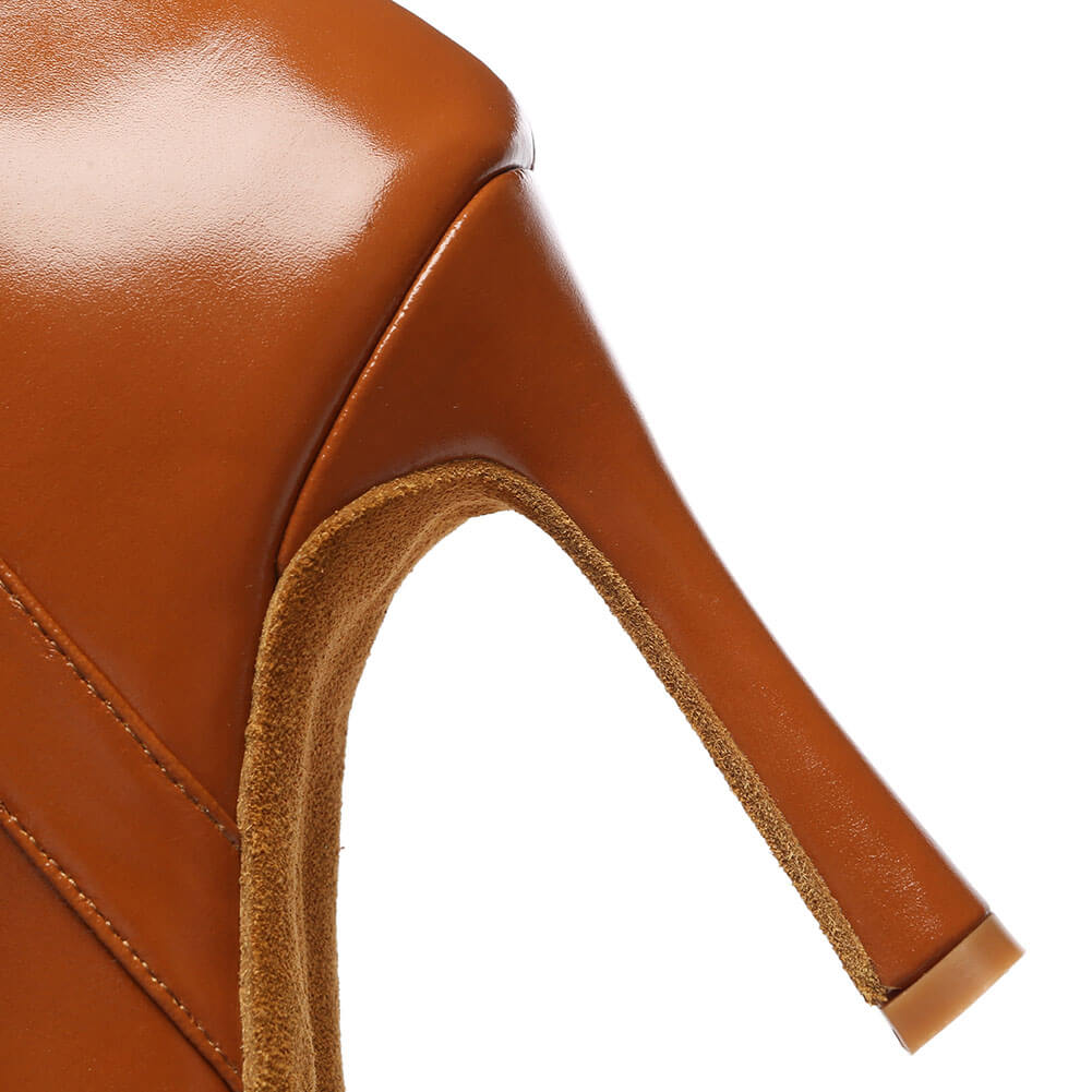 Stivali da ballo stringati in rete da donna