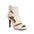 Sandales à talons et bout ouvert pour femme, avec boucle à la cheville, idéales pour les soirées de bal