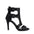 Sandales à talons et bout ouvert pour femme, avec boucle à la cheville, idéales pour les soirées de bal